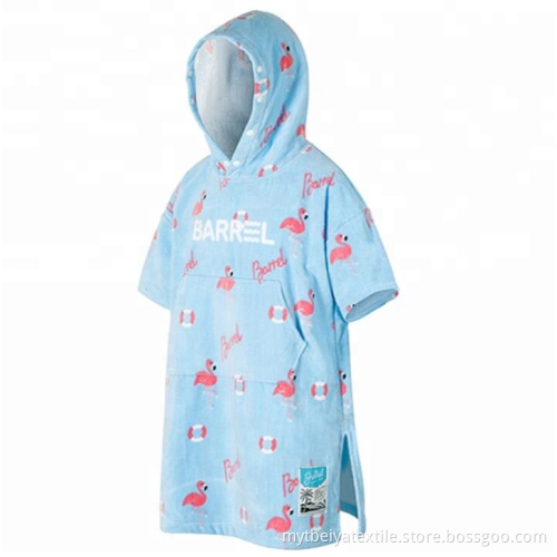 Wholesale Cotton Custom Printed Kids Beach Changing Towel
